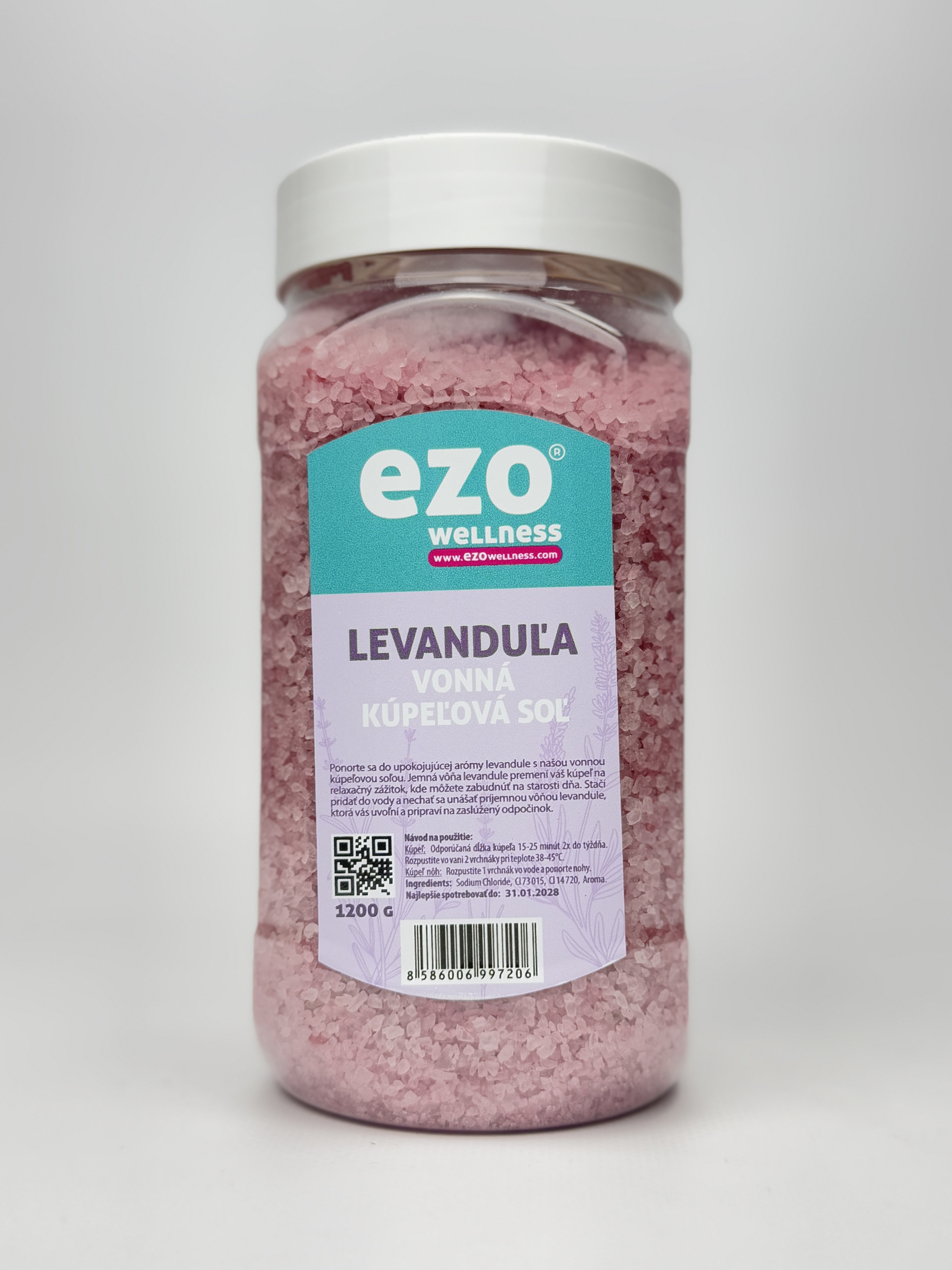 EZO Сіль д. ванни лаванда 1200г