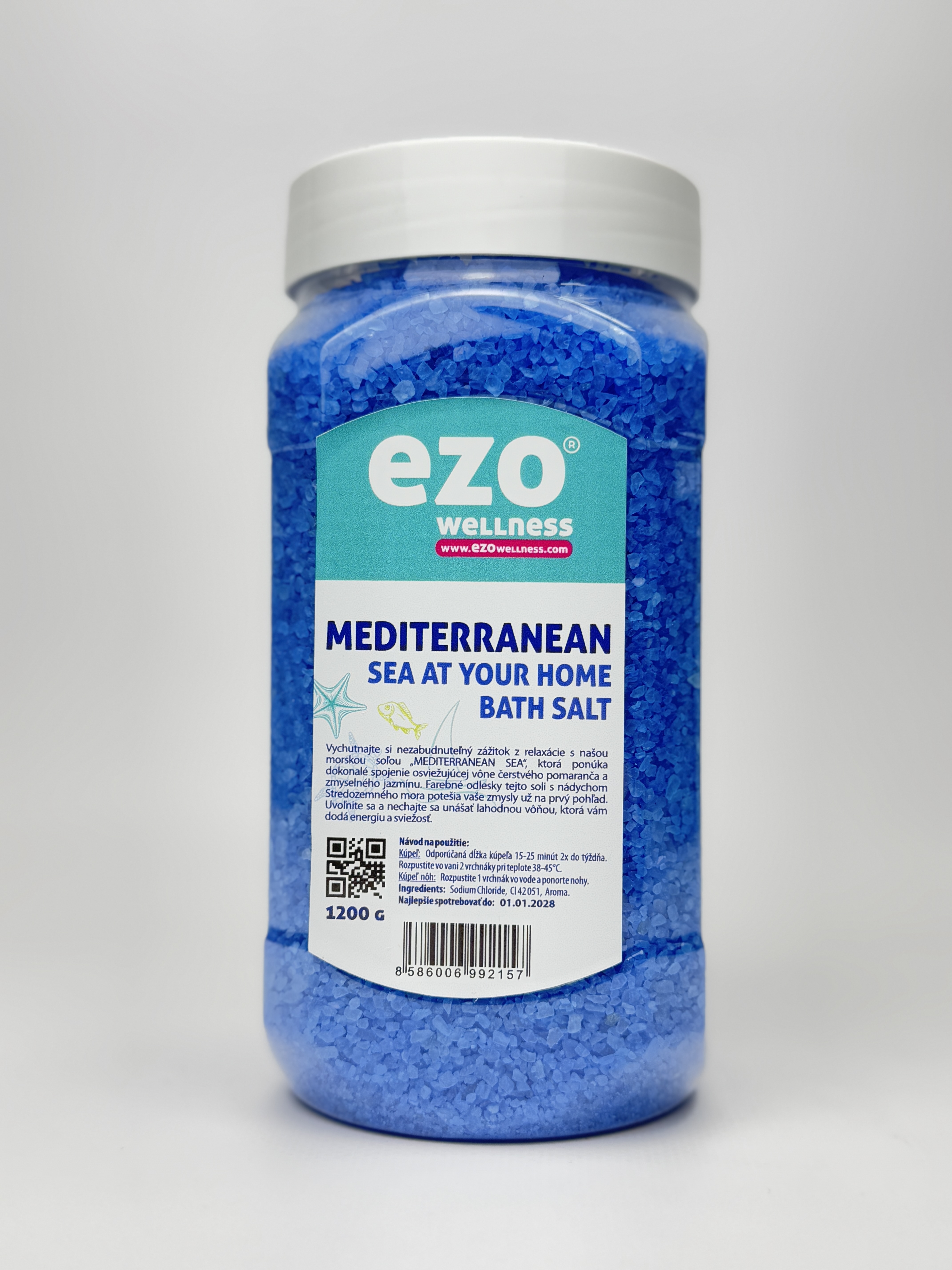 EZO Сіль д. ванни середземне море 1200гр