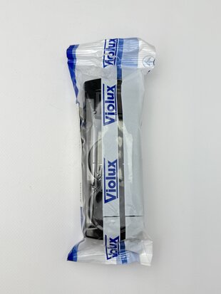 Колодка VIOLUX 2-на чорна без заземлення з вимикачем IP20 (1/45)