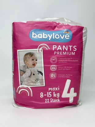 babylove Трусики Premium 4. 22 шт