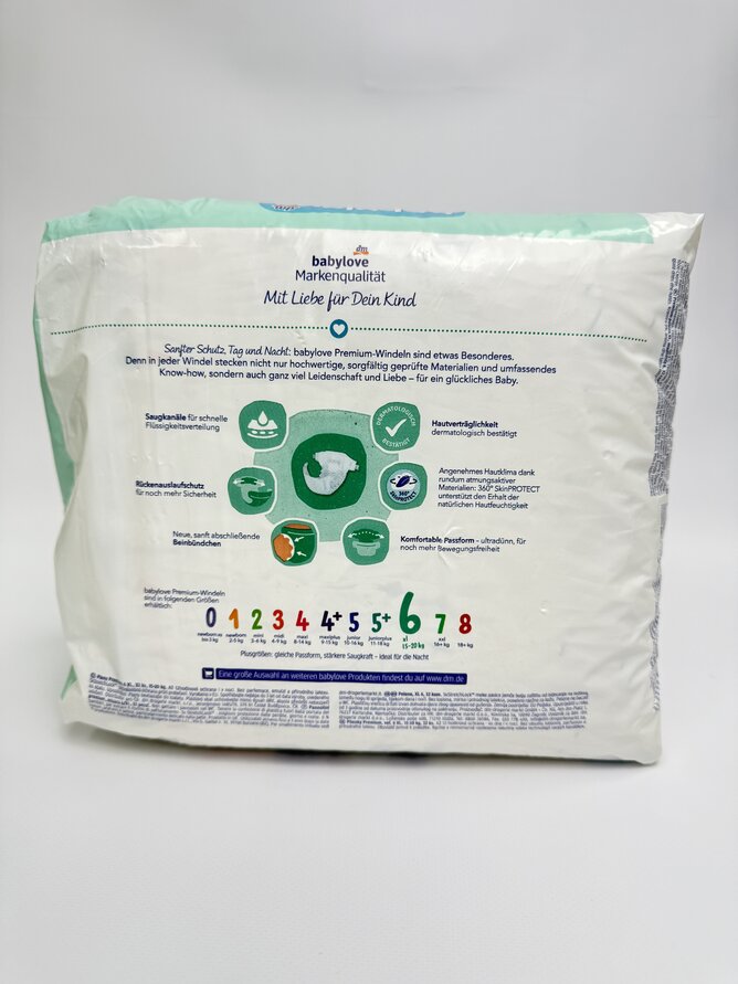 babylove Підгузки Windeln Premium 6. 32 шт