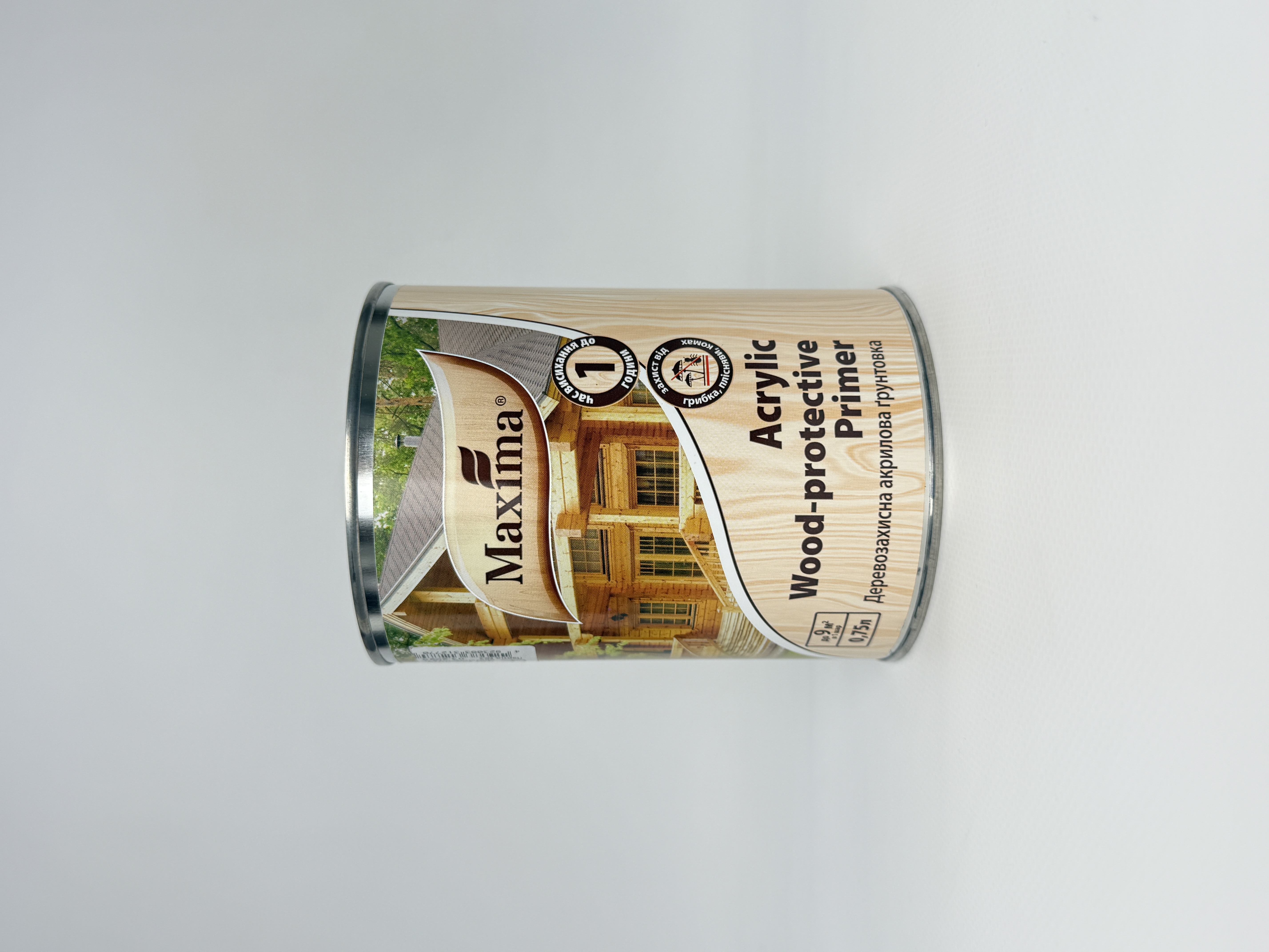 Деревозахисна грунтовка акрилова ТМ "Maxima" -0.75 л