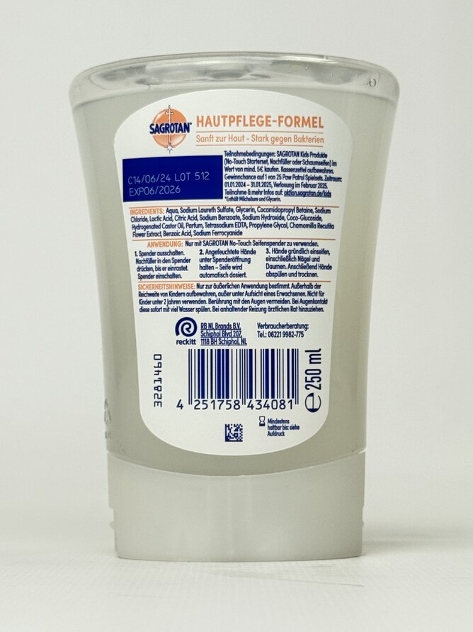 Sagrotan Запаска мила для дозатора 2шт. по 250ml