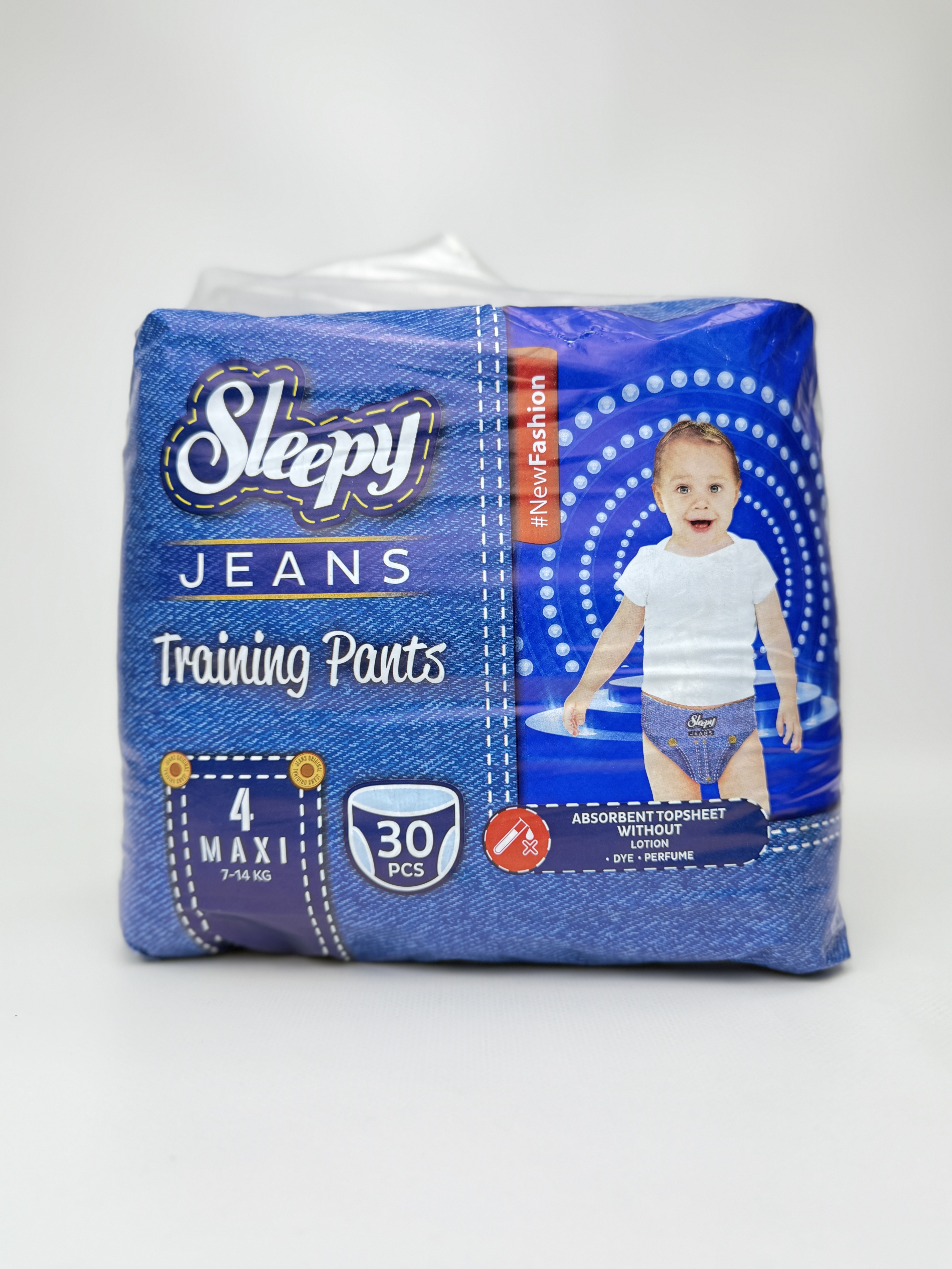 Sleepy Трусики Jeans. Maxi-4 (7-14kg). 30шт. - 5 шт/ящ