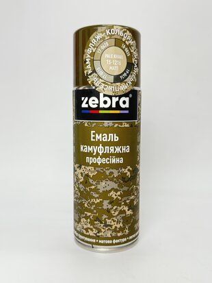 Балон фарба камуфляжна Pale Khaki 1300 400 мл ZEBRA
