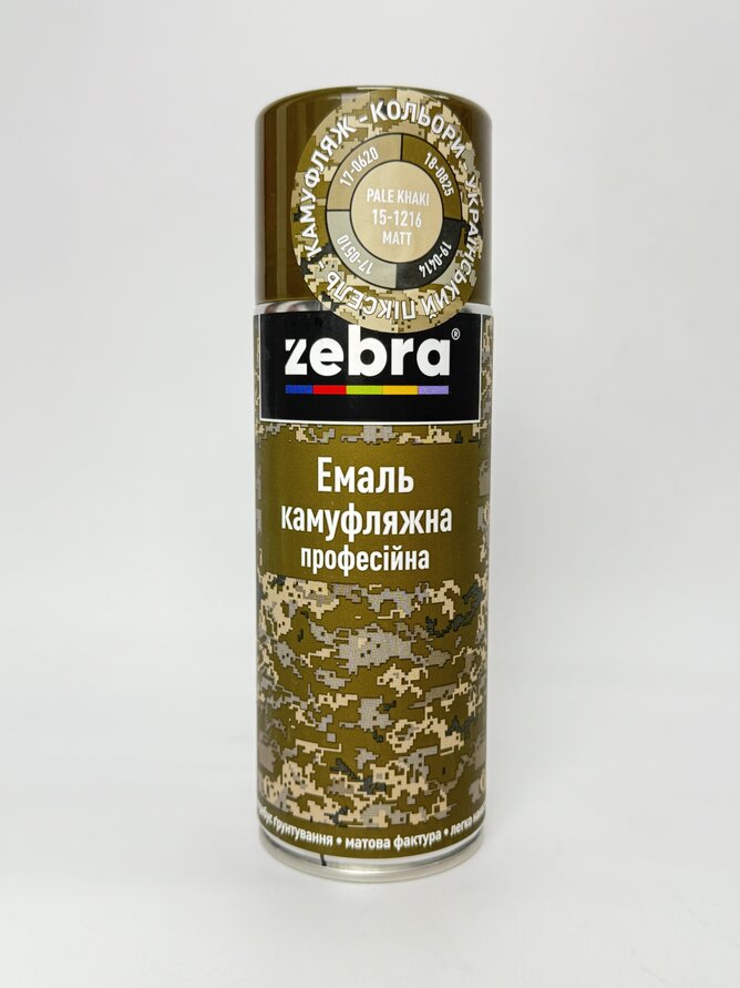 Балон фарба камуфляжна Pale Khaki 1300 400 мл ZEBRA