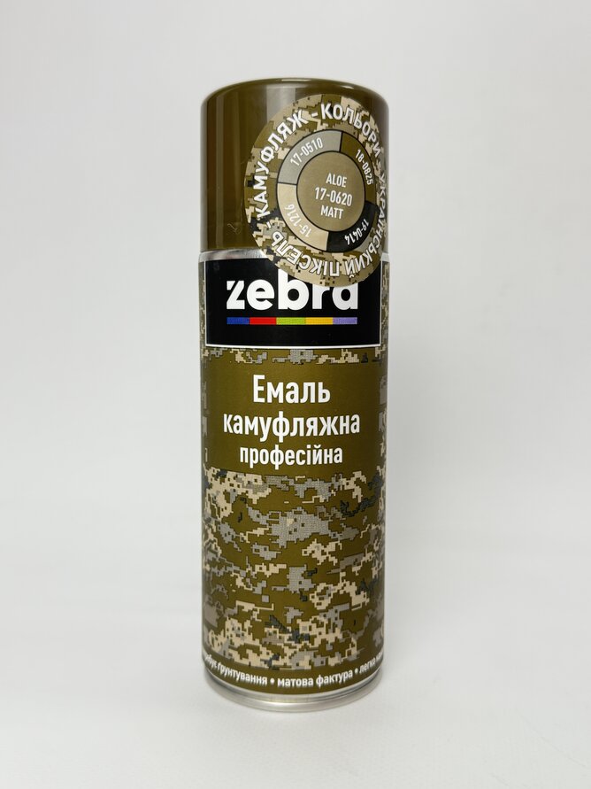 Балон фарба камуфляжна Алое 1307 400 мл ZEBRA
