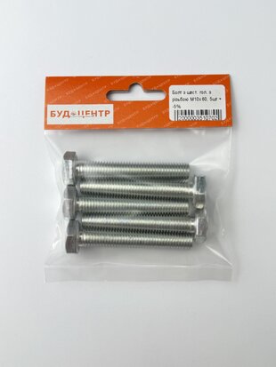 Болт з шест. гол. з різьбою М10х60. 5шт +-5%