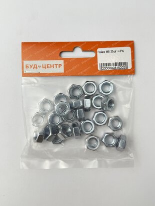 Гайка М8 25шт +-5%