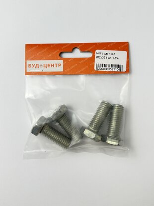 Болт з шест. гол. М12х30 4 шт. +-5%
