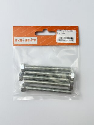 Болт з шест. гол. М8х70 5 шт. +-5%