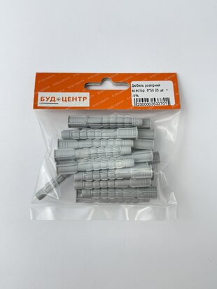 Дюбель розпірний всестор. 6*50 25 шт. +-5%