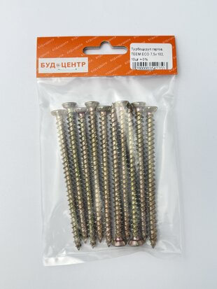 Турбошуруп гартов. TEEM ECO 7.5х102. 10шт +-5%