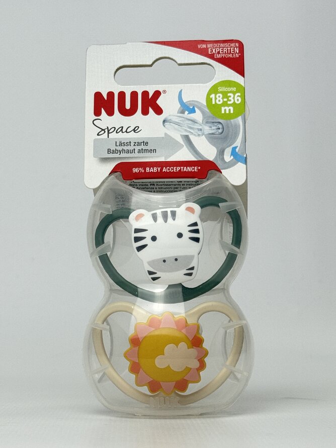 NUK Соска силіконова. 18-36 місяців. 2 шт.
