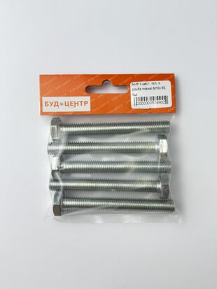 Болт з шест. гол. з різьба повнаі М10х80. 5шт