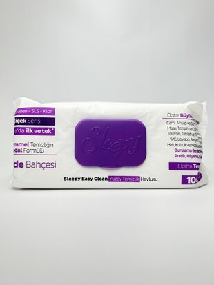 Sleepy Серветки для побут. приб. Easy Clean Orchid (100 шт)