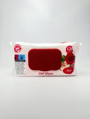 Sleepy Серветки вологі Rose. 120шт.