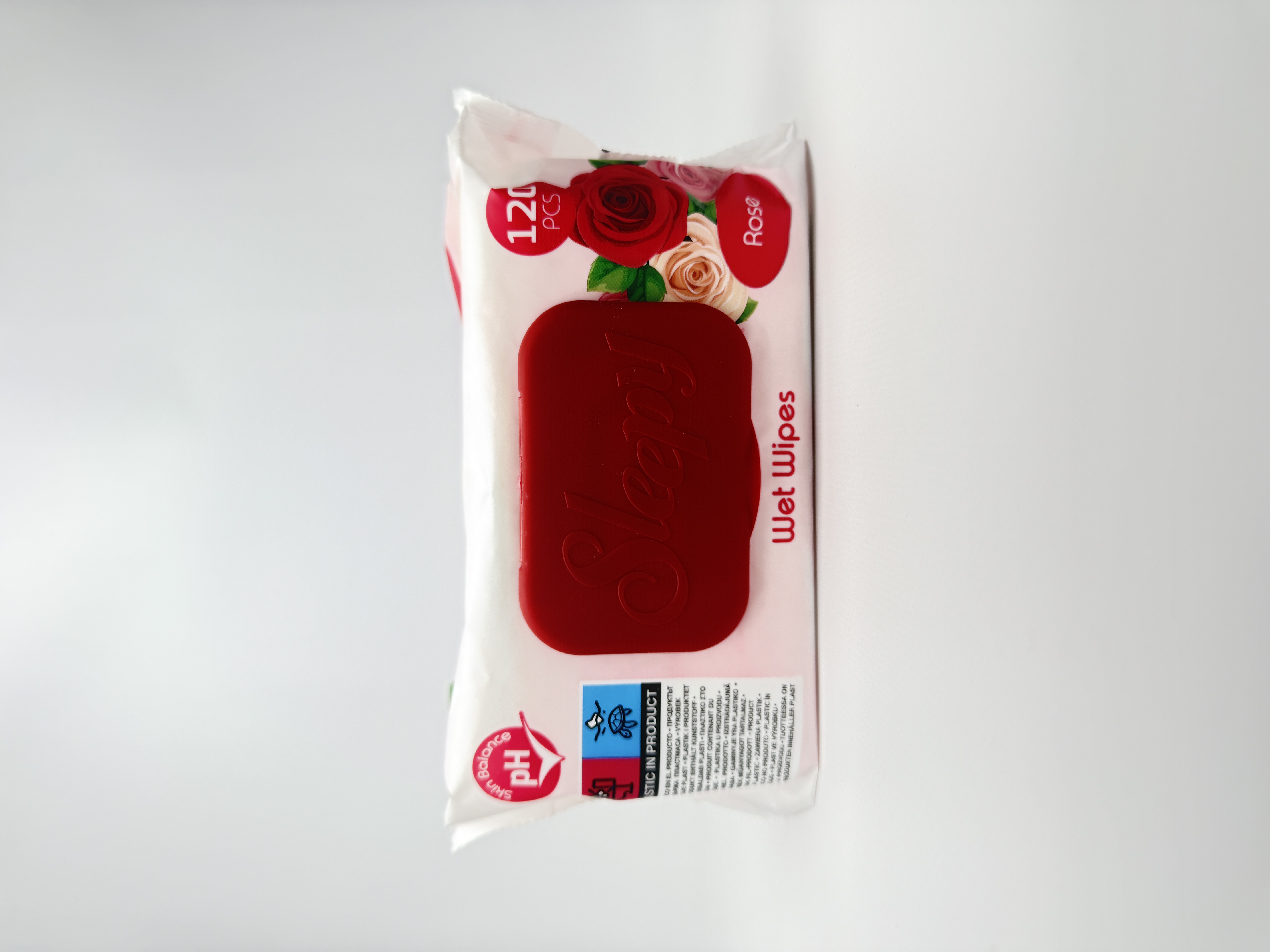 Sleepy Серветки вологі Rose. 120шт.