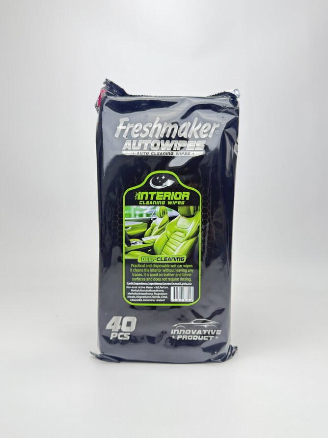 Freshmaker Серветки для приб. авто Auto Interior (для інтерєру). 40шт.