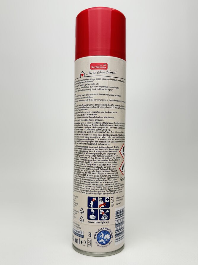 Profissimo Водовідштовхуючий спрей Impragnierspray 400ml