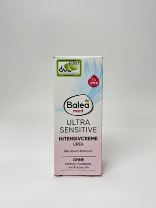 Balea MED Крем Ultra Sensitive Intensivcreme Urea 50ml