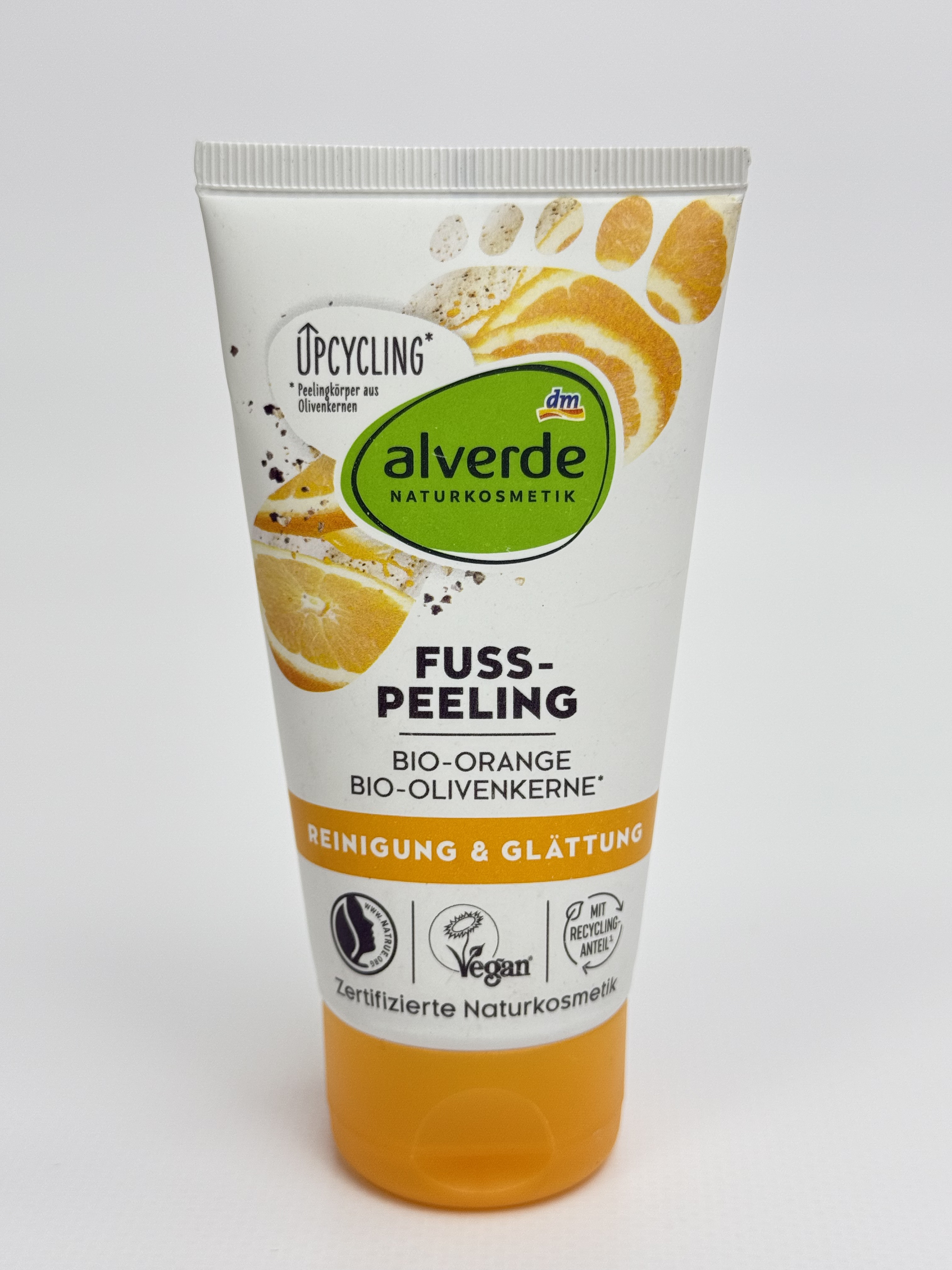 Alverde Пілінг для ніг Fusspeeling Orange 75ml