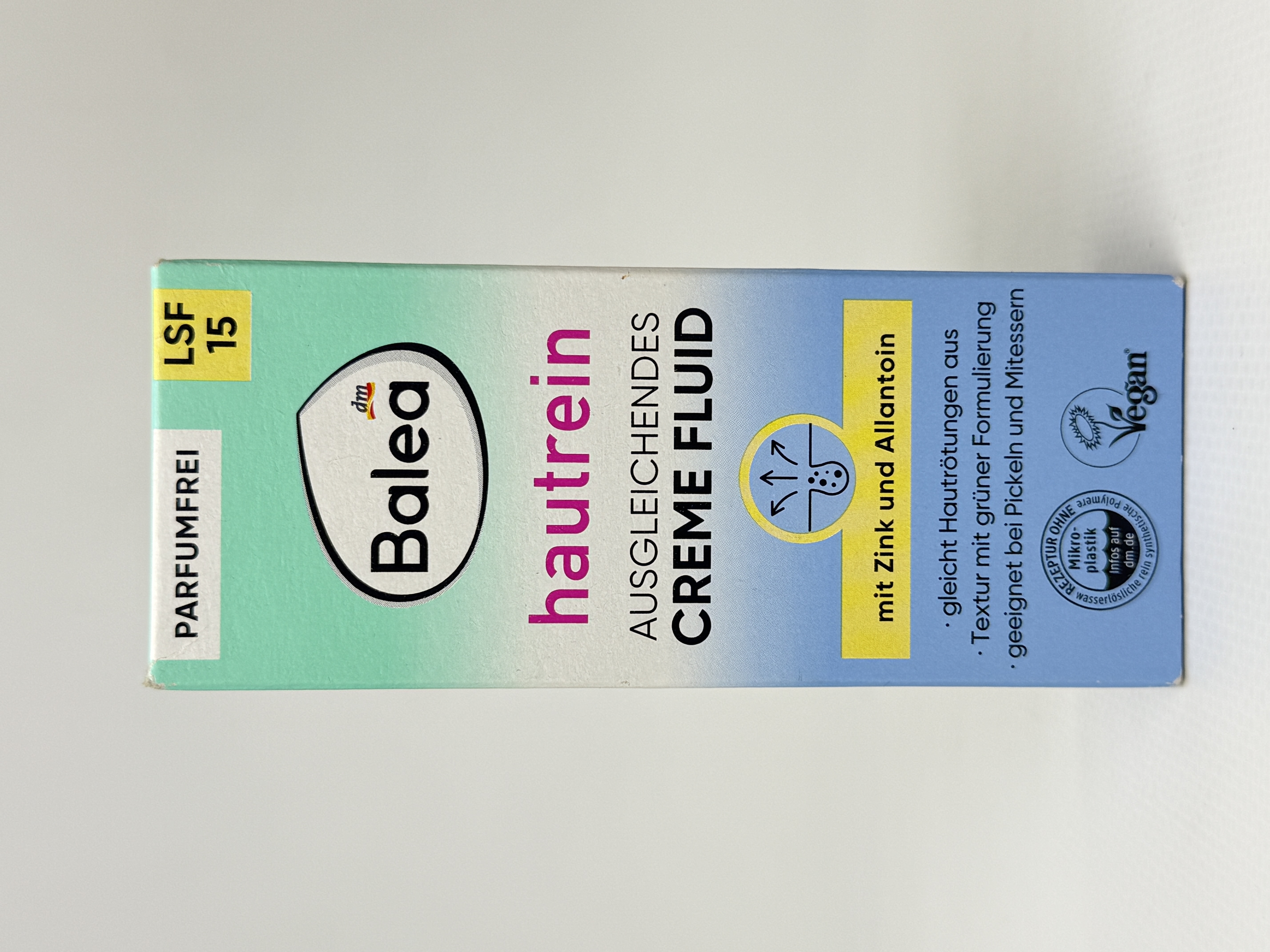 Balea Флюїд для лиця Hautrein Creme Fluid SPF15