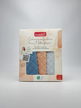 Profissimo Губки з мікрофібри Schwammtucher LIMITED 3шт.