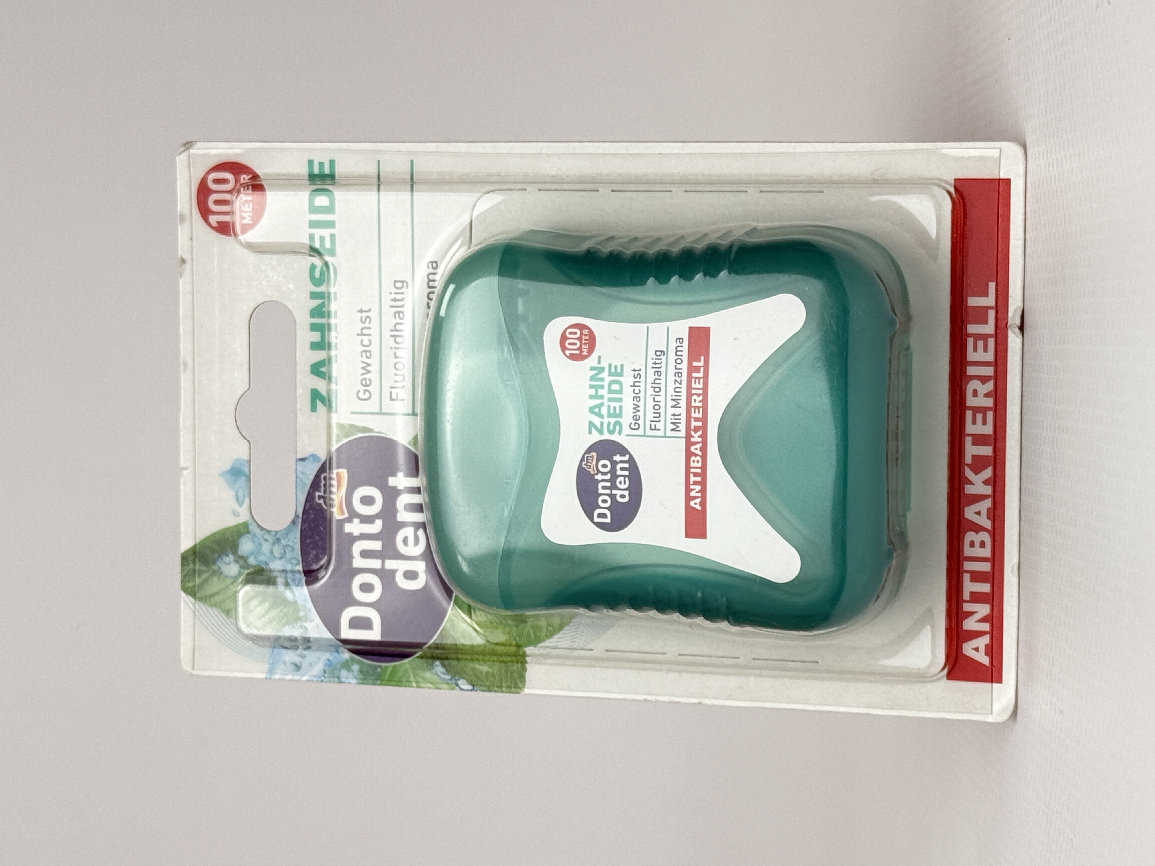 Dontodent Нитка для зубів Antibakteriell 100м