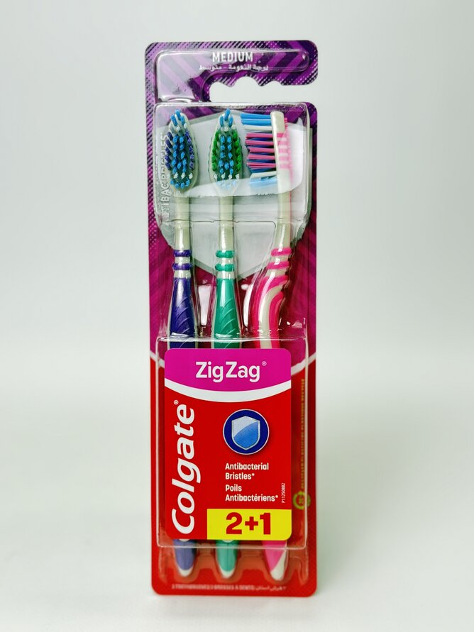 Colgate - Зубна щітка Toothbrash Zig Zag 3pc /12
