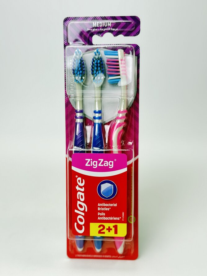 Colgate - Зубна щітка Toothbrash Zig Zag 3pc /12