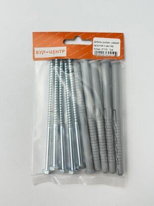 Дюбель розпірн. рамний шурупом з шестигр. головк. 8*120 . 5шт