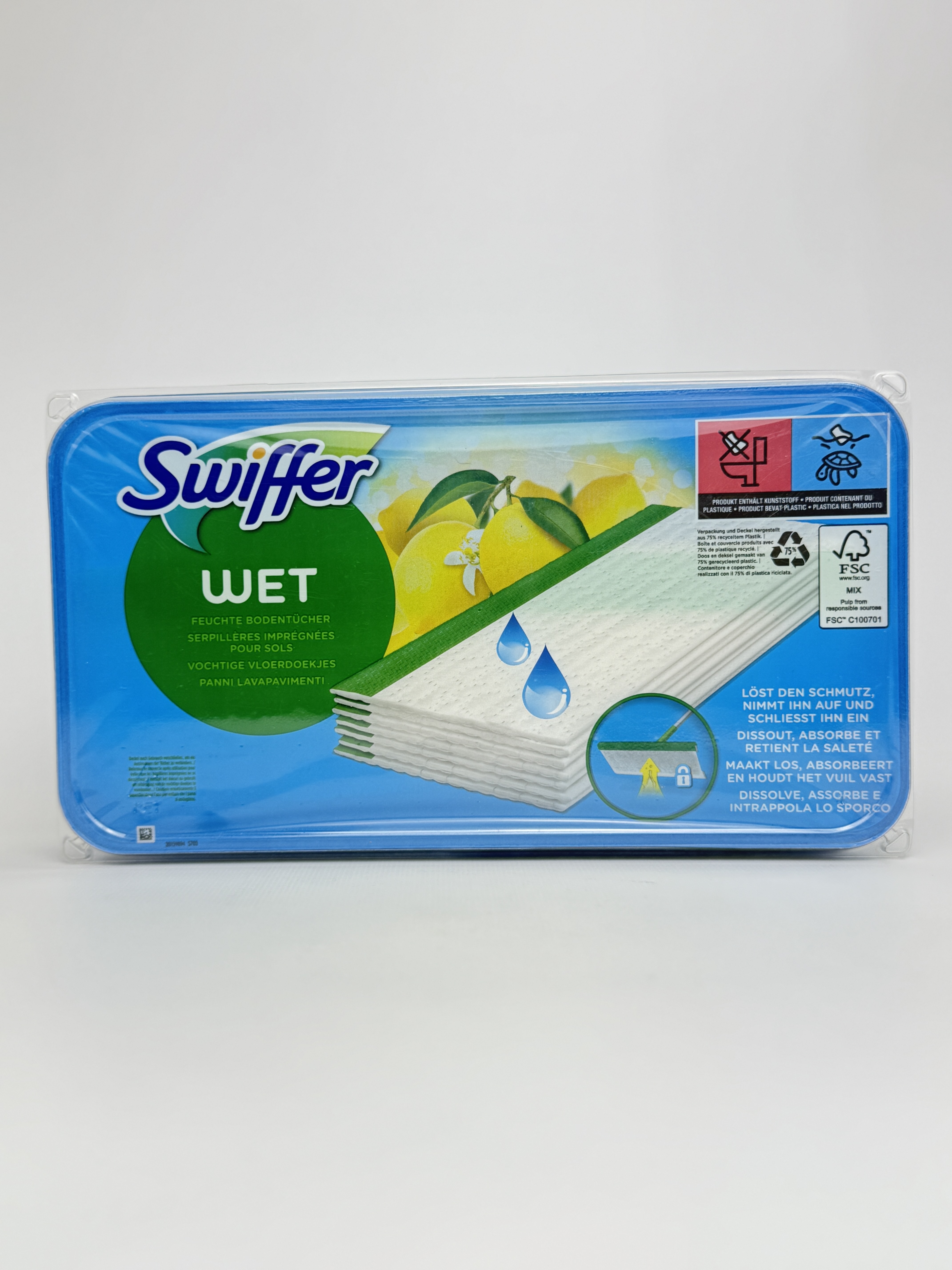 Swiffer Вологі серветки для миття підлоги 10шт.