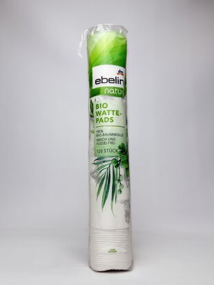 ebelin Ватні диски 120 шт Bio WattePads