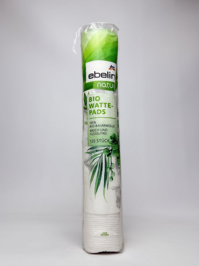 ebelin Ватні диски 120 шт Bio WattePads