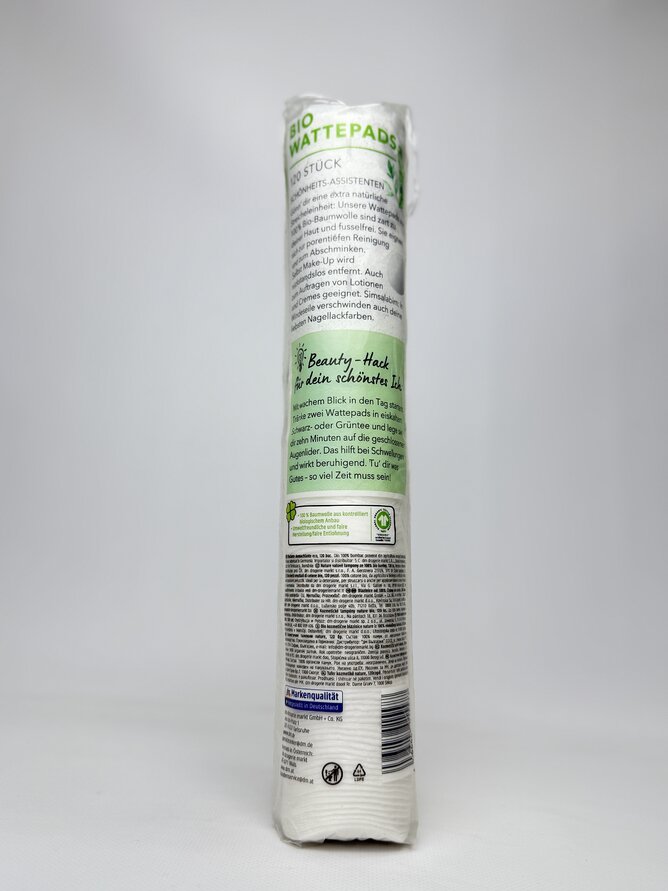 ebelin Ватні диски 120 шт Bio WattePads