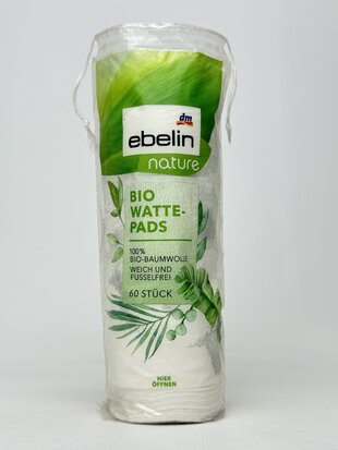 ebelin Ватні диски 60 шт Bio Watte-Pads