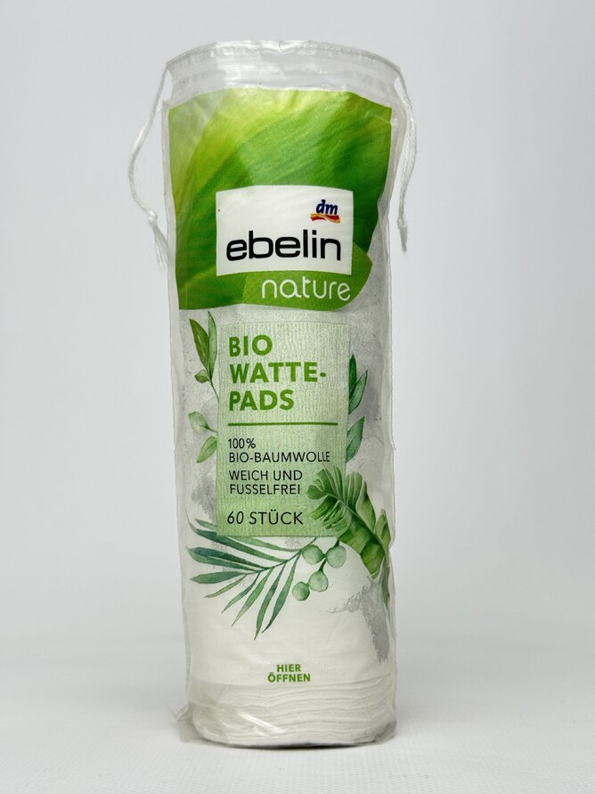 ebelin Ватні диски 60 шт Bio Watte-Pads