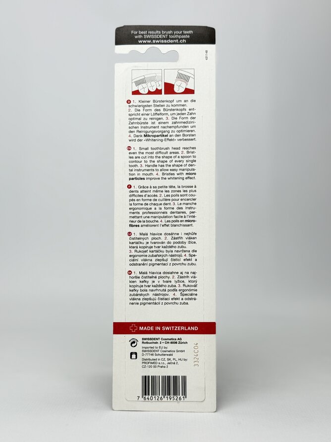 SWISSDENT PROFFI зубна щітка 3шт