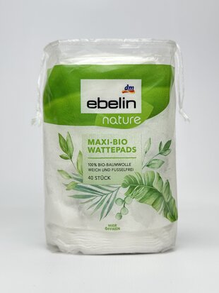 ebelin Ватні диски 40 шт Bio WattePads