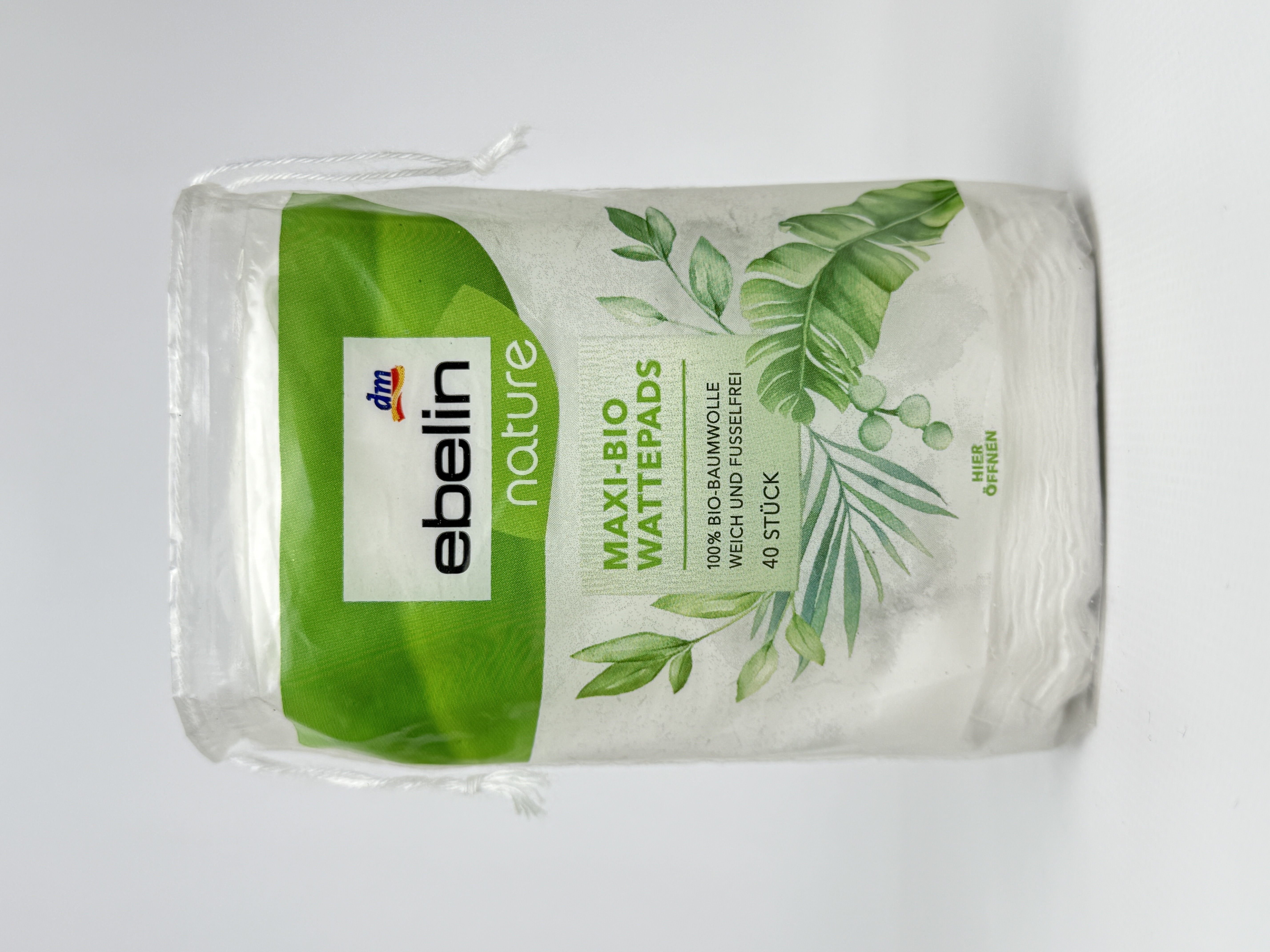 ebelin Ватні диски 40 шт Bio WattePads