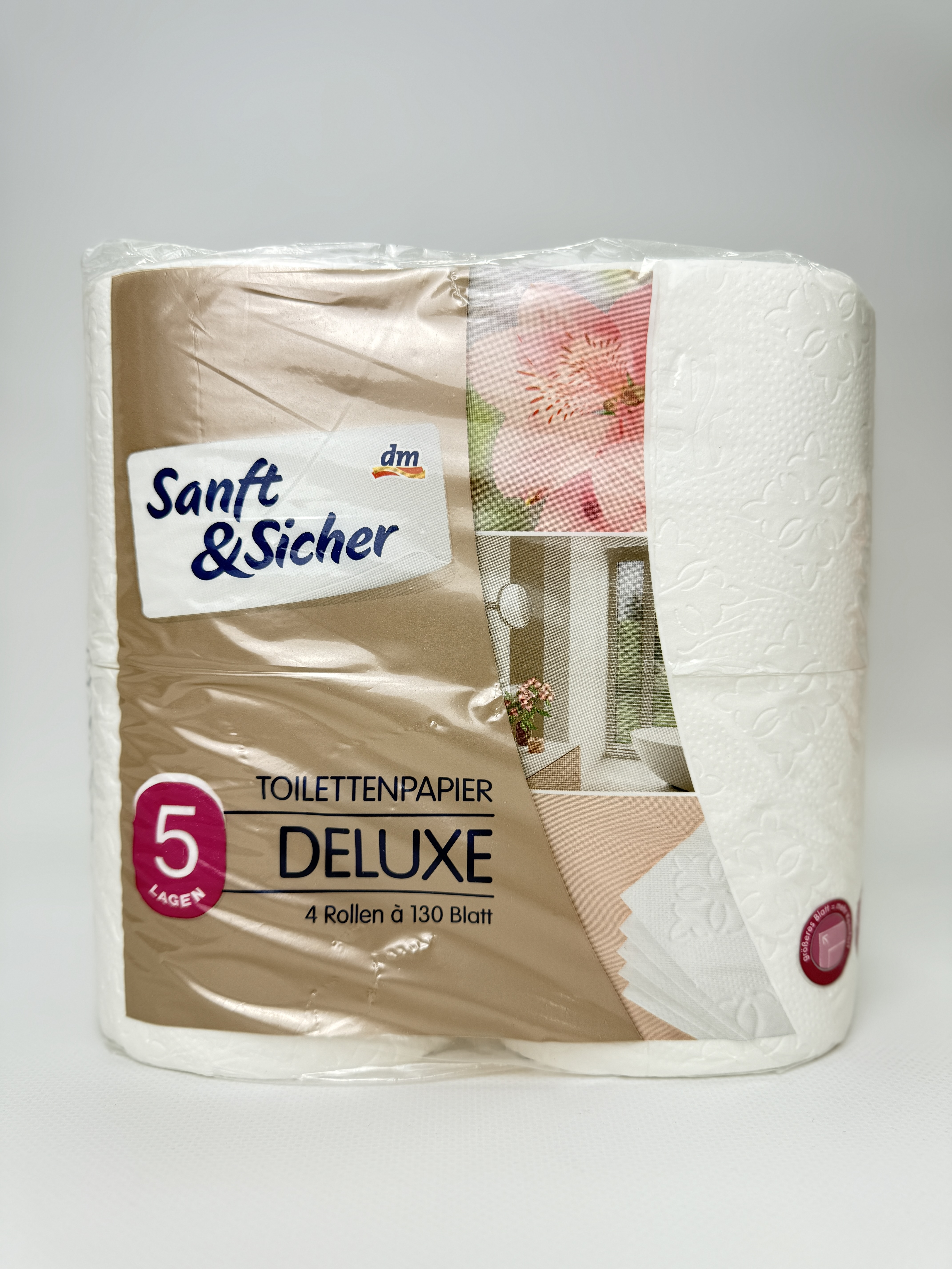 Туалетний папір dm Sanft&Sicher DELUXE 5lagen 4 шт.