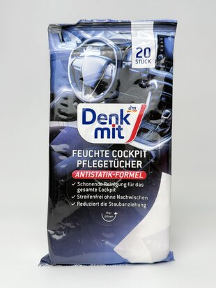 Denk Mit Серветки вологі для авто 20шт