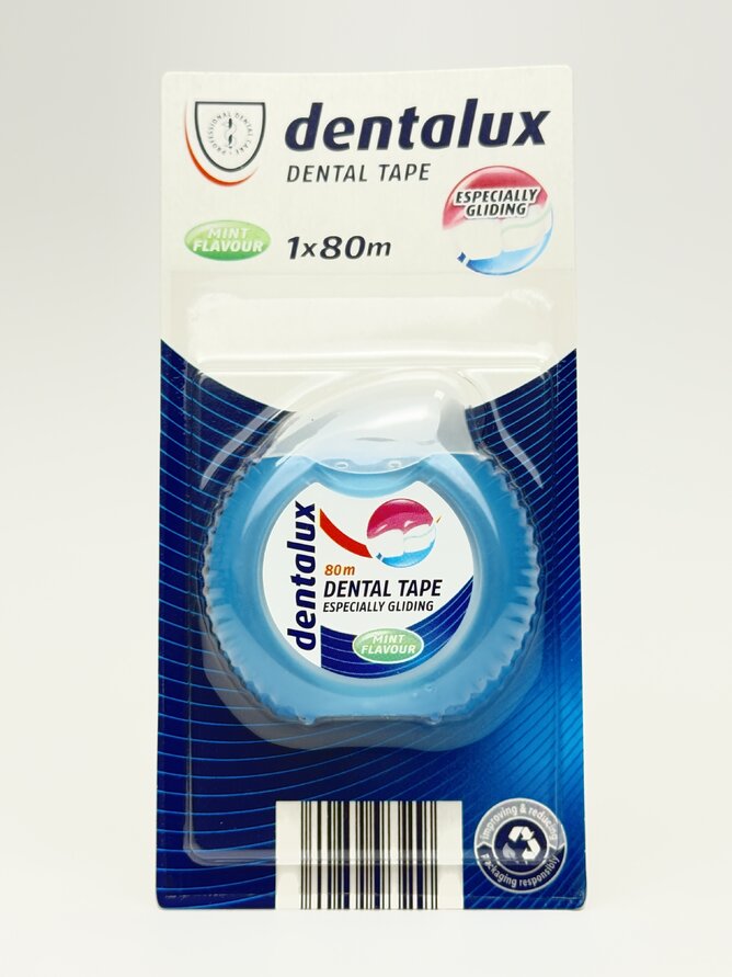 Dentalux Зубна нитка DENTAL TAPE 1*80м