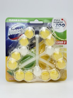Domestos блок д/унітаз Лайм 3в1.3шт * 50 г
