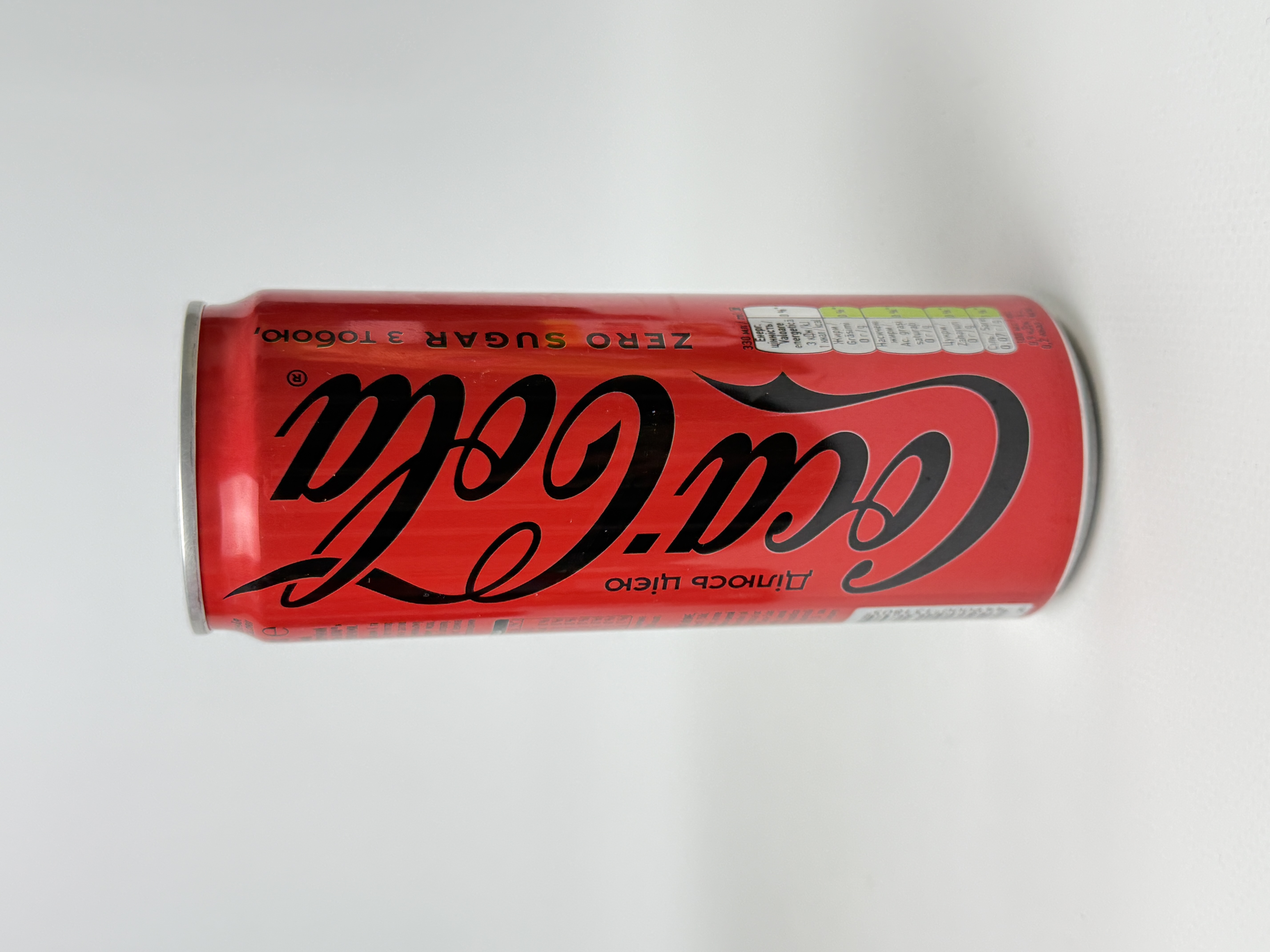 Кока-кола ZERO ж/б 0.33L