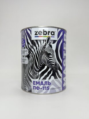 ЕМАЛЬ ПФ-115 УНІВЕРСАЛЬНА 2.6 кг ZEBRA серія MASTER 1248 М48 Синій