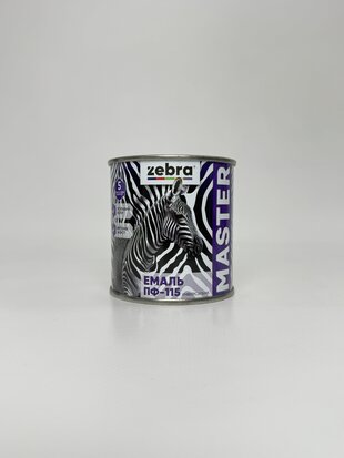 ЕМАЛЬ ПФ-115 УНІВЕРСАЛЬНА 0.25 кг ZEBRA серія MASTER 1286 М86 Коричневий