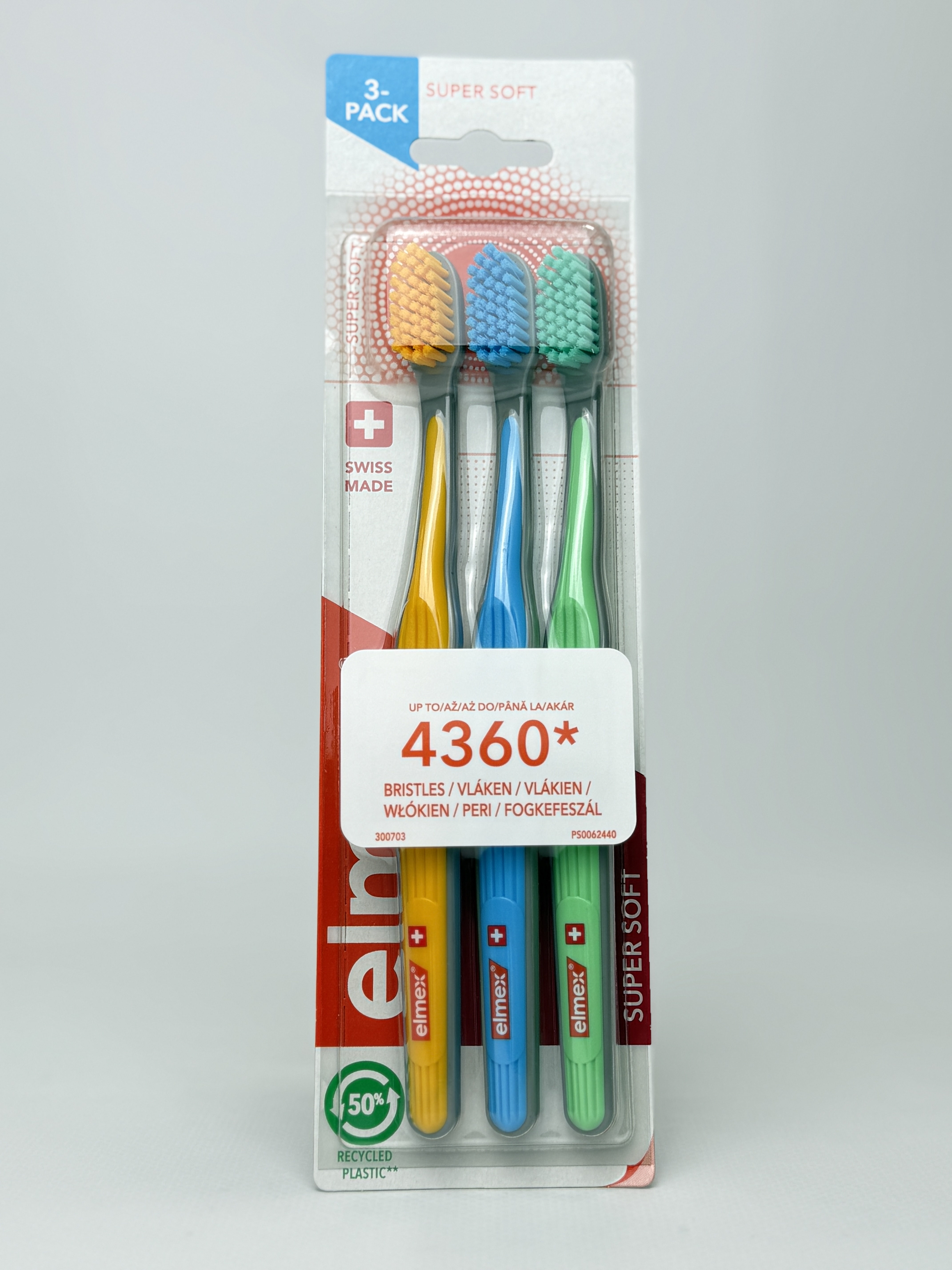 Elmex Зубна щітка 4360. 3 st