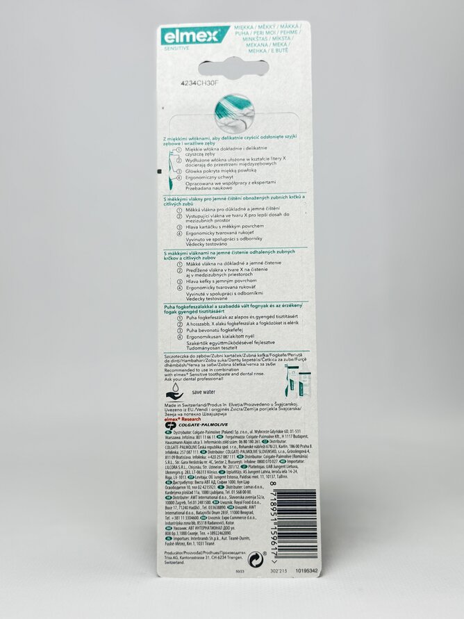 Elmex Зубна щітка sensitive 3 st